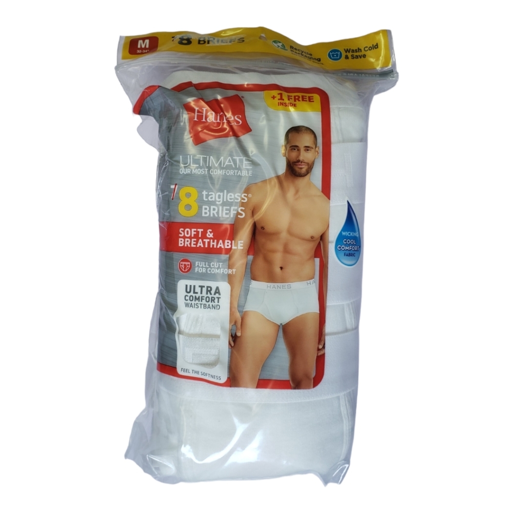 Men's Hanes Ultimate Comfort Briefs - 8 Pack